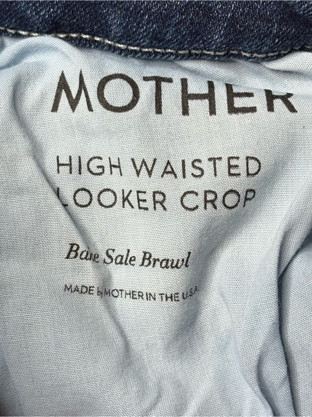 Mother High Waisted Looker Crop - Picture 5 of 7